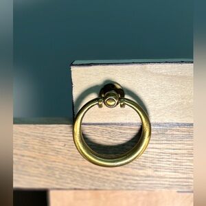 Set of 4 Lg Brass Ring Pulls